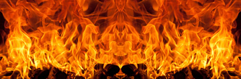Heizoel-Flammen